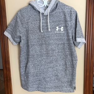 Under Armour short sleeve hoodie